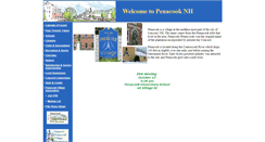 Desktop Screenshot of penacook.org